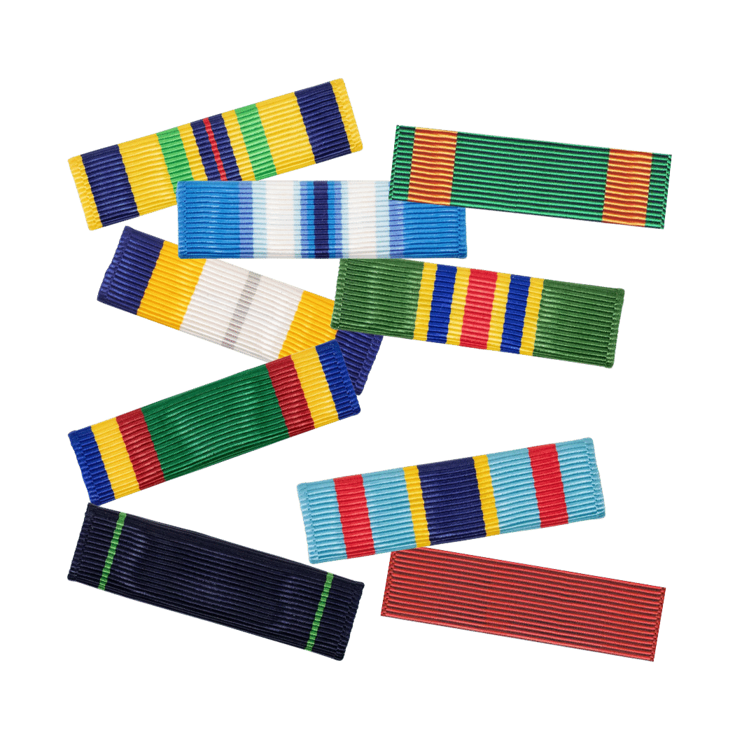 2.5 United States Navy Ribbon: Natural & Blue RG01824NF