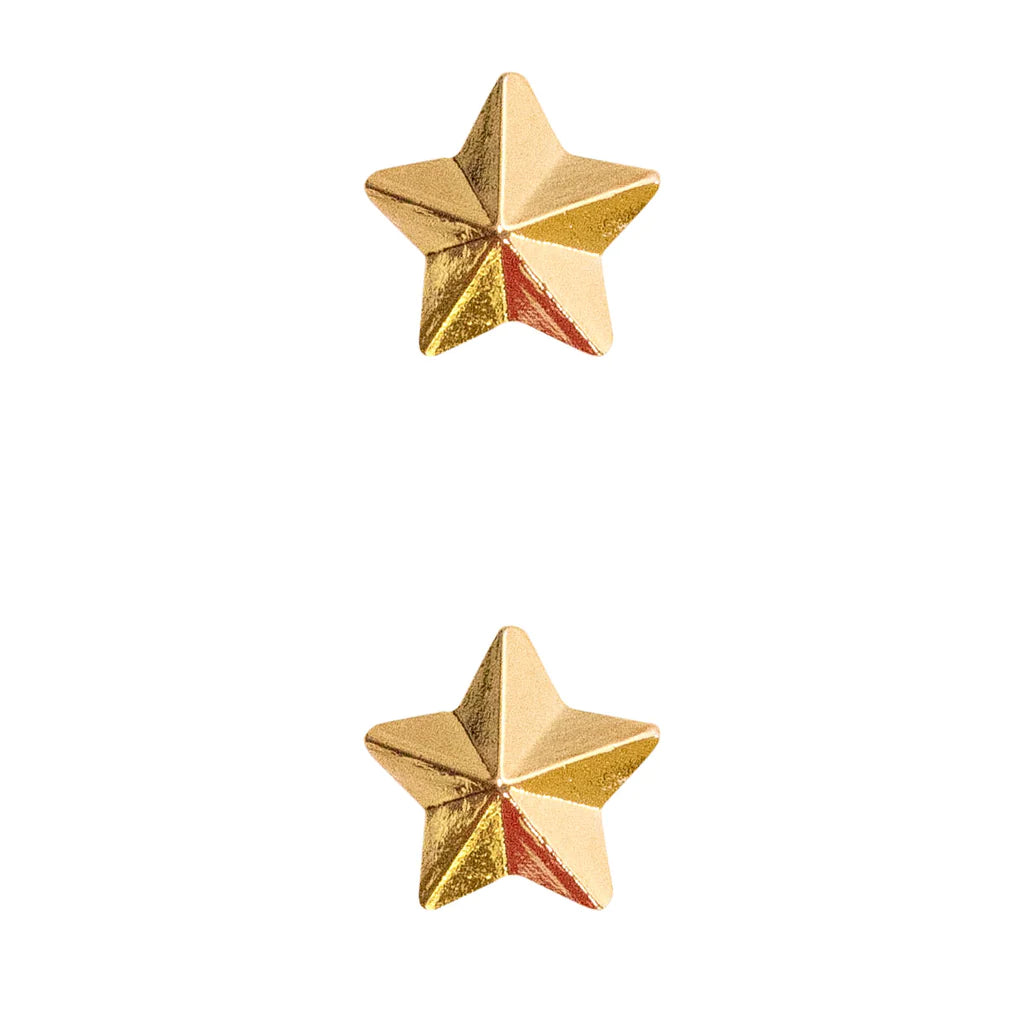 1 Gold 5/16" Star (2 pcs)