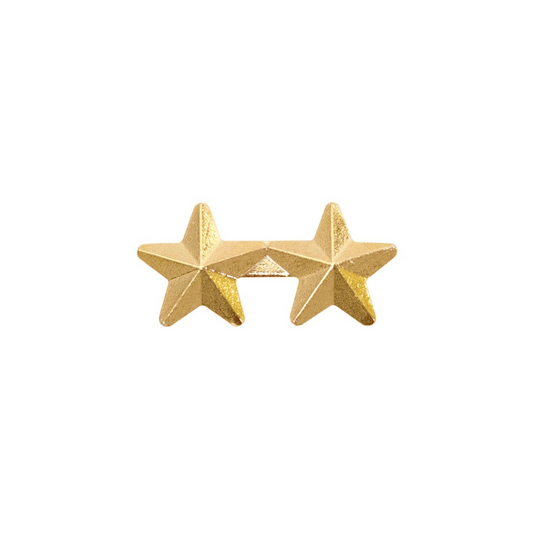 2 Gold 5/16" Stars on a bar (1 pcs)