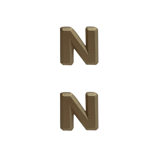 Large Letter N (2 pcs)