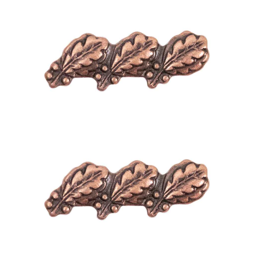 3 Bronze Oak Leaf Cluster (2 pcs)